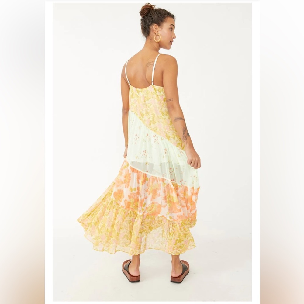 NWT Free People Luna Grace Tiered Maxi Dress - Picture 11 of 16
